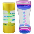 thumbnail image 1 of Set of 2 Bubble Spiral Liquid Dripping Timer - Calm Down Jar - Soothing and Calming Motion - Liquid Timer Sensory Office Desk Toy - Visual Stimulation (Random Colors), 1 of 3