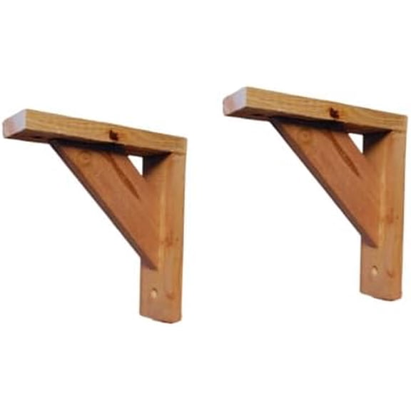 Set of 2 Cedar Window Box Support Brackets 6 in x 6 in Wooden Brackets for Window & Railing Planter Boxes, Indoor or Outdoor Use, Made in USA$$Garden & Patio