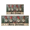 thumbnail image 1 of Set of 2 Christmas Kitchen Rugs Xmas Forest Rustic Farmhouse Kitchen Rugs and Mats Absobent Kitchen Rugs and Matsfor Outdoor Bedroom (47x17+30x17 inches), 1 of 7