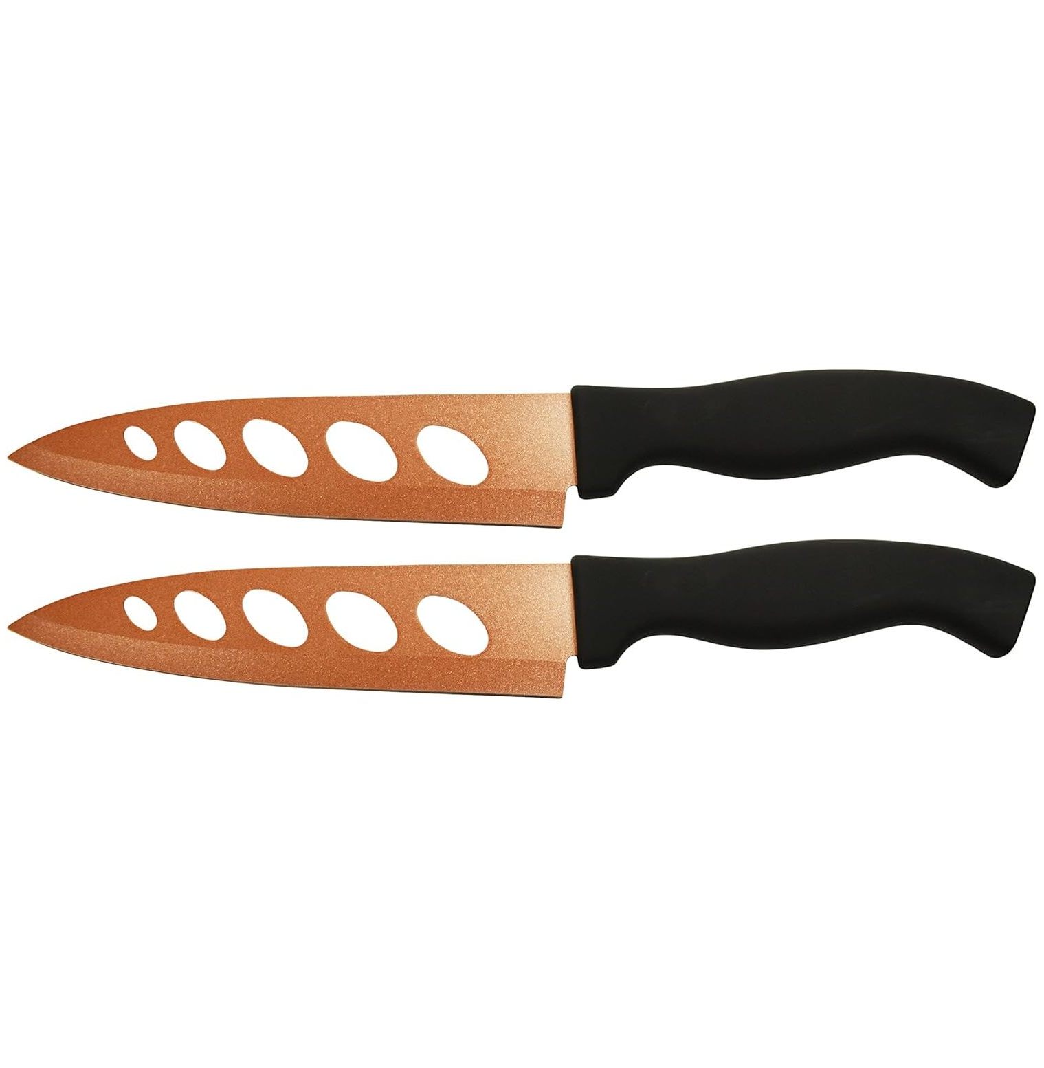 Set of 2 Copper Knives! 6.25" Blade Never Sharpen Knives! Stays Sharp