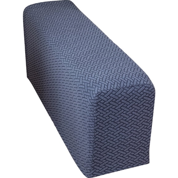 Set of 2 Couch Arm Covers, Sofa Arm Covers, Stretchable Polyester Armrest Slipcovers, Anti-Slip and Washable Furniture Protector (Gray Blue,Medium, only Armrest Cover