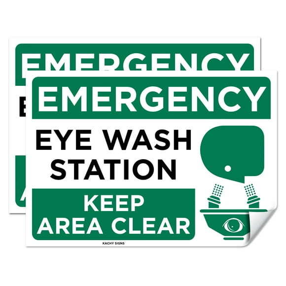 Eyewash Station & Safety Shower Signs