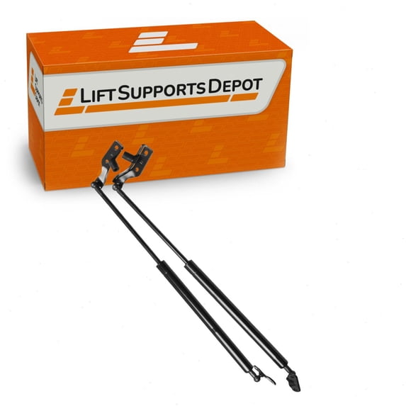 Set of 2 Fits Highlander 10-13 Liftgate Supports with Fixed Glass Exc Power Gate End Brackets New for SUV Gas Shock Strut Lift Supports Depot PM2055L-R-a
