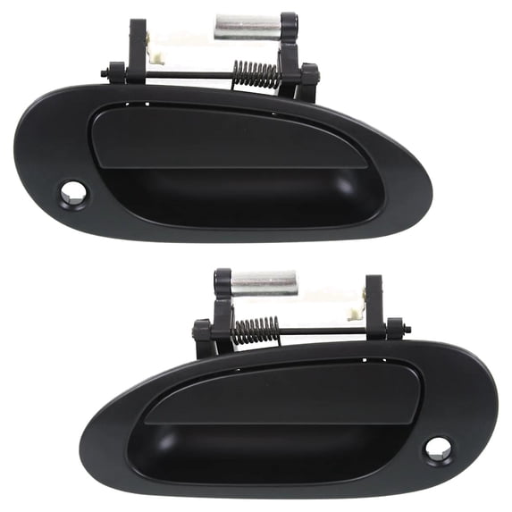 Set of 2 Front Exterior Door Handle Compatible with 1999-2006 Acura TL Acura RSX Primed Paintable With Key Hole 72140S6M003ZB 72180S6M003ZB AC1311100 AC1310100 Base Type-s New