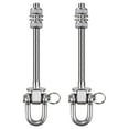 thumbnail image 1 of Set of 2 Heavy Duty Swing Hanger 1800LB Capacity, M10 x 9.3" Swing Bolts, Stainless Steel Swing Hooks for Wood and Steel Beam Yoga Hammock Chair Punching Bag Porch Swing Sets Seat, 1 of 7