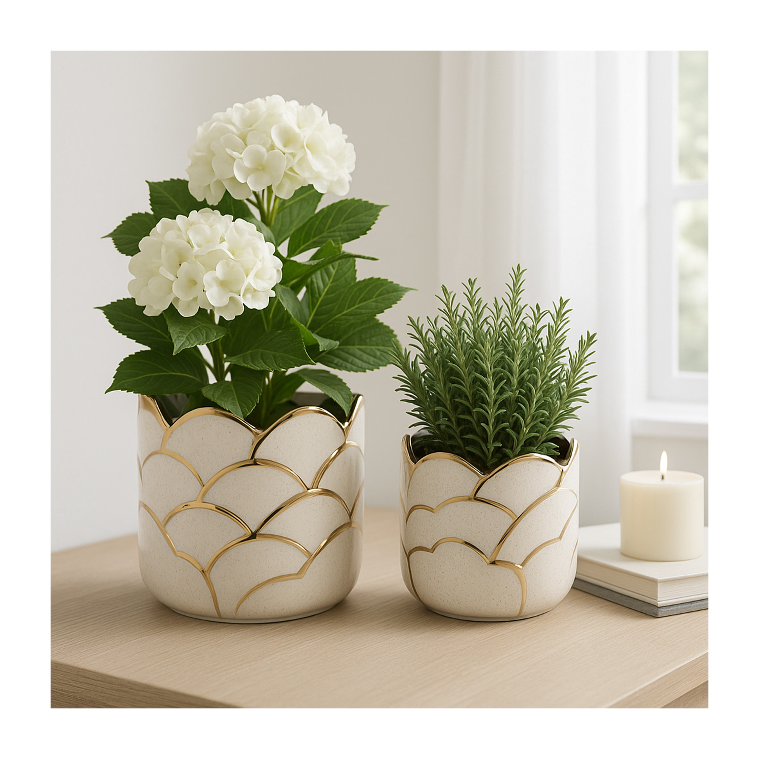 deck hanging planter Pure Garden 20.75 in. Outdoor Plastic Railing Planter, White