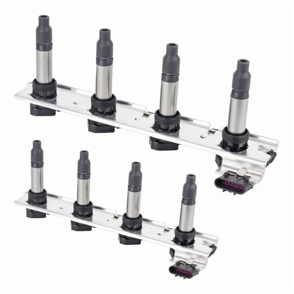 ISA Ignition Coil Pack Compatible with Cadillac Pontiac DeVille SRX STS XLR 2004-2006 Bonneville 4.6L V8 Replacement for C1509 UF-372 Set of 2