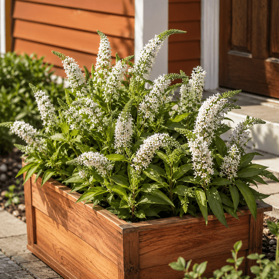 Set 2 Lysimachia Lady Jane Plants Live for Planting, Lysimachia Clethroides Tree, White Flower Plant in Home Garden, 2.25 Inch Pot