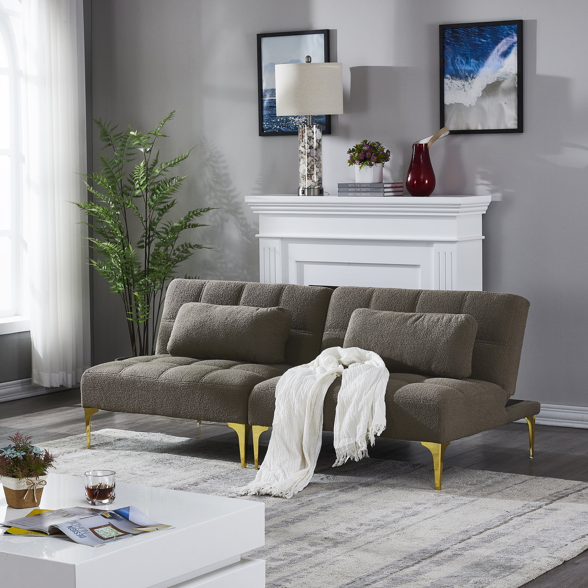 Convertible futon chair sale bed