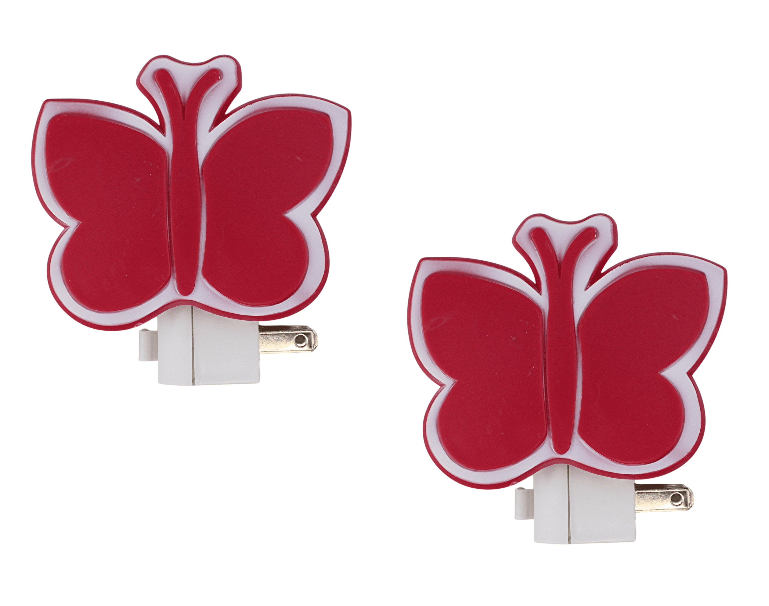 Set of 2 Night Butterfly Lights with On/Off Switch – UL Certified ...
