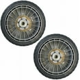 Set 2 Pack Rear Wheel Replacement for Self Propelled Walk Mower