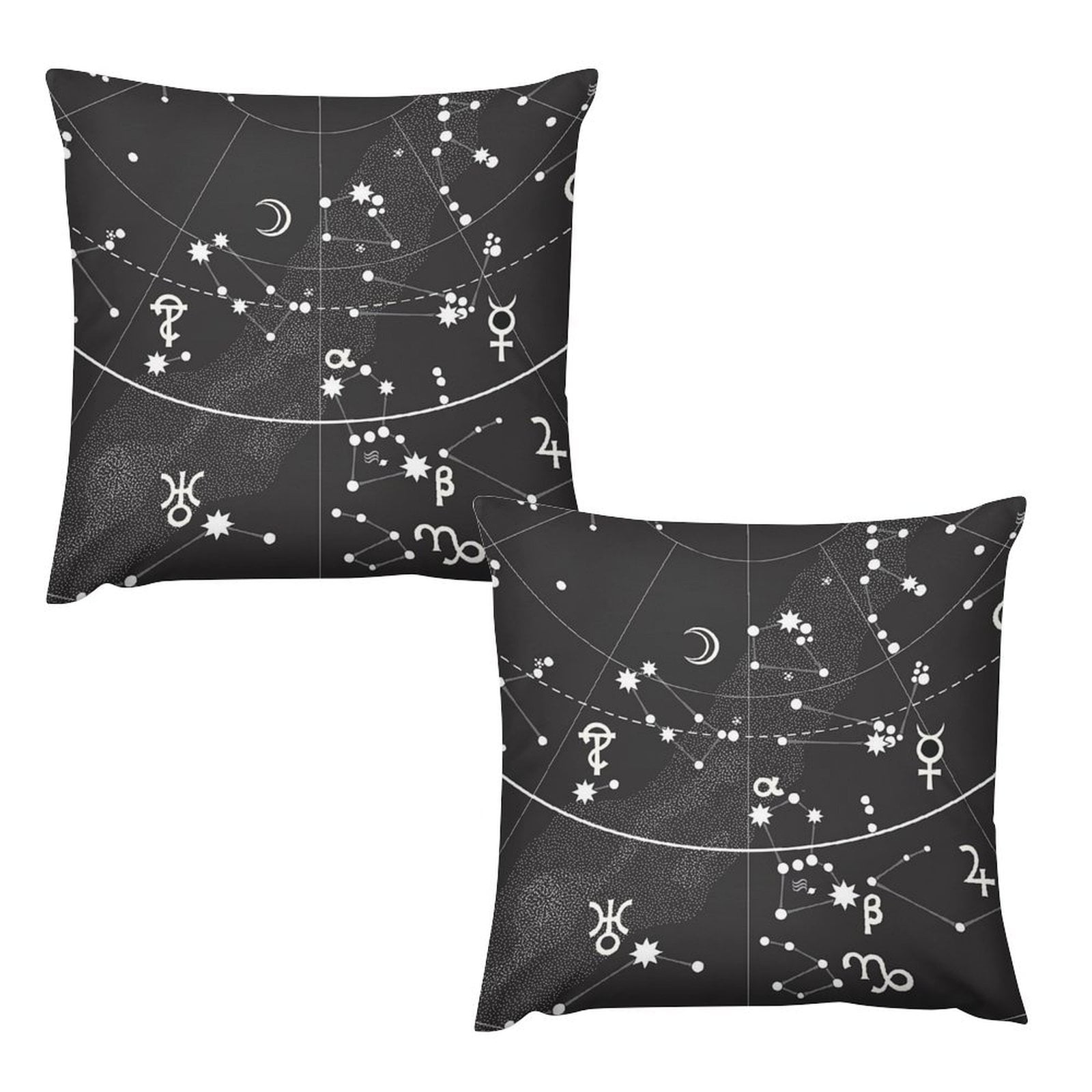 Set of 2 Pillow Covers 16 X 16 inch,Throw Pillows for Couch Cushion