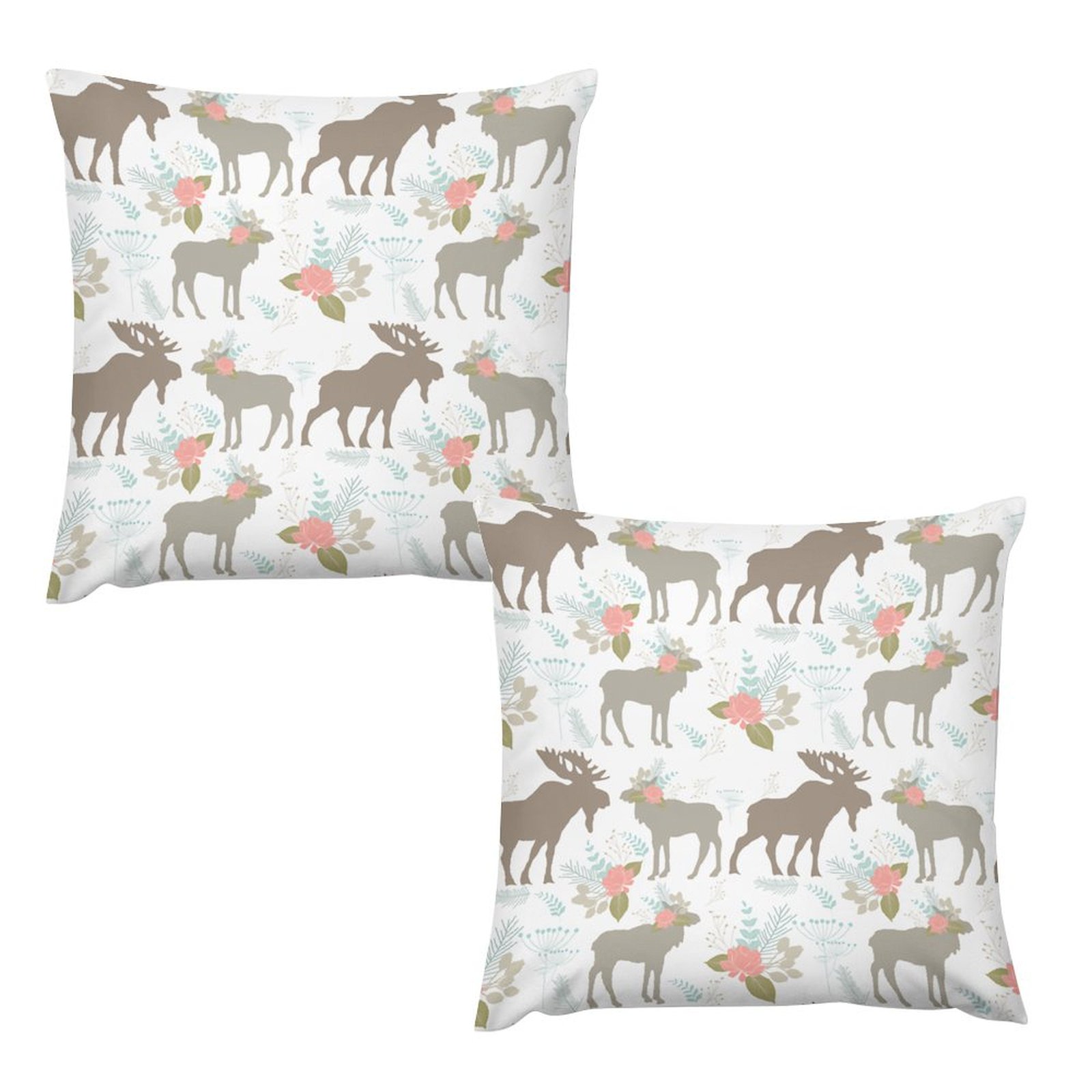 Set of 2 Pillow Covers 22 X 22 inch,Throw Pillows for Couch Cushion