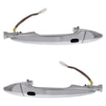 thumbnail image 1 of Set of 2 Rear Exterior Door Handle Compatible with 2006-2015 Lexus IS350 Lexus ES350 Lexus LS600H Lexus LS460 Lexus IS250 Chrome Without Key Hole 6922833040 6922033060 6922733060, 1 of 6