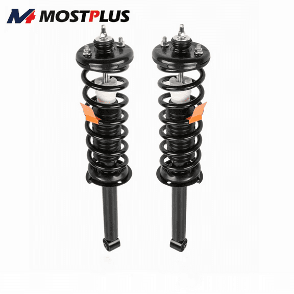 MOSTPLUS Set(2) Rear Struts w/ Coil Spring Assembly for 2003-2007 Honda Accord 171372