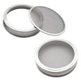 thumbnail image 1 of Set of 2 Stainless Steel Sprouting Jar Lid Kit for Superb Ventilation Fit for Wide Mouth Jars Canning Jars for Making Organic Sprout Seeds in Your House/Kitchen, 1 of 5