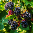 thumbnail image 1 of Set 2 Triple Crown Thornless Blackberry Plants Live for Planting, Thornless BlackBerry Plants for Indoor Garden 4 to 6 Inch Tall, 1 of 6
