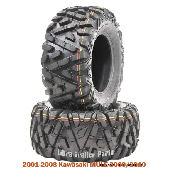 Set 2 UTV ATV tires 23x11-10 6PR for 01-08 Kawasaki MULE 3000/3010