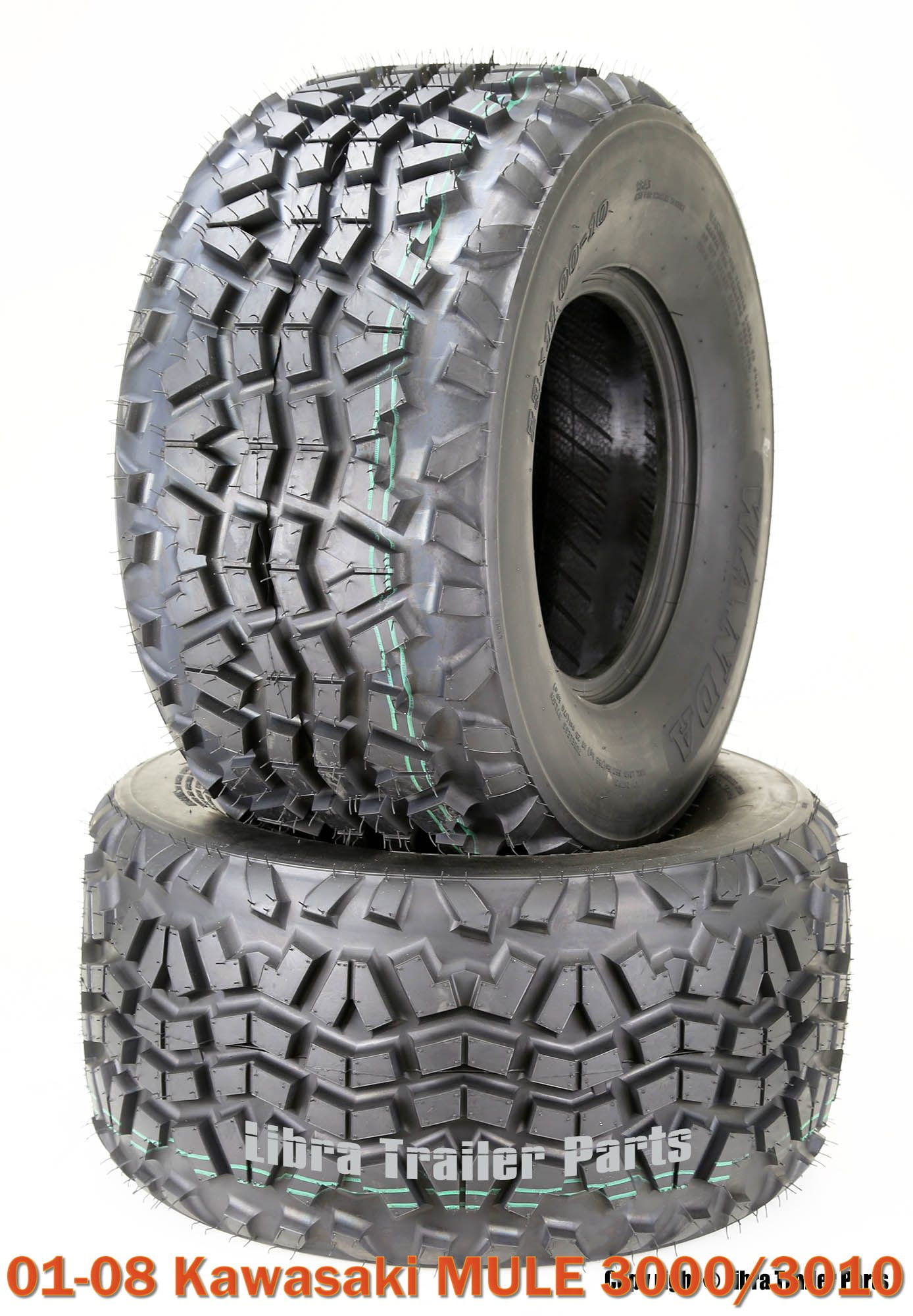Set 2 Utility ATV tires 23x11-10 for 01-08 Kawasaki MULE 3000/3010 High Load Cap Set 2 Utility ATV tires 23x11-10 for 01-08 Kawasaki MULE 3000/3010 High Load Cap