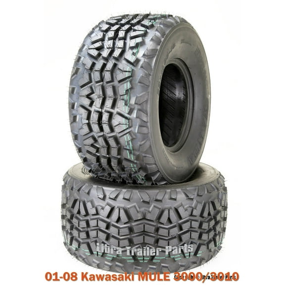Set 2 Utility ATV tires 23x11-10 for 01-08 Kawasaki MULE 3000/3010 High Load Cap
