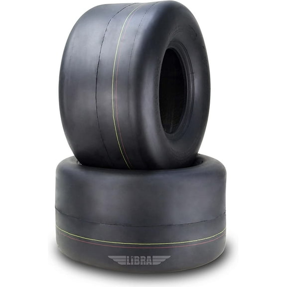 Set 2 WANDA 18x9.5-8 18x9.50-8 Smooth Lawn Mower Utility Cart Turf Tires 18x9.5x8 /4 ply - 13210