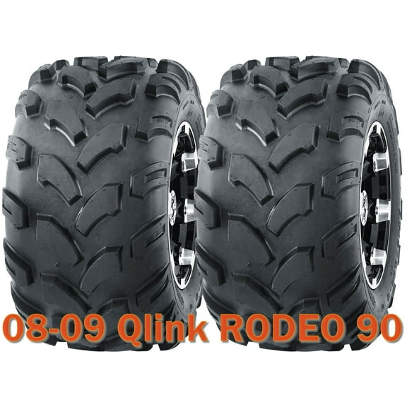 Set 2 WANDA 19X9.5-8 ATV Rear Tires fit for 08-09 Qlink RODEO 90