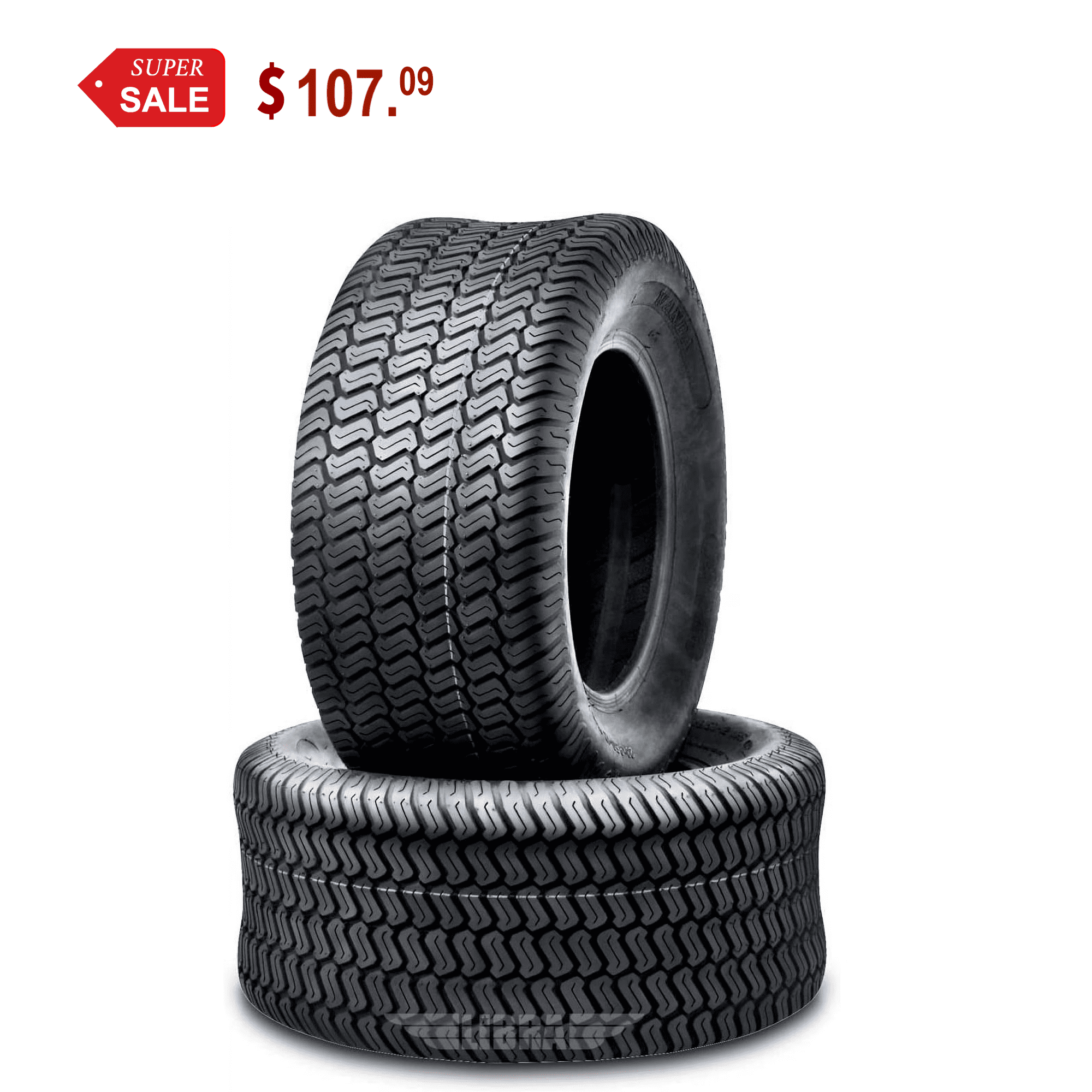 Set 2 WANDA 20x10-10 20x10x10 Lawn Mower Cart Turf Tires /4 ply w/Warranty