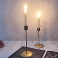 thumbnail image 1 of Set of 2, Wedding Dinning Candlestick Holder, Candle Sticks Holder, Centerpiece Taper Candlelight Tabletop Ornament for Party Wedding christmas Golden, 1 of 9