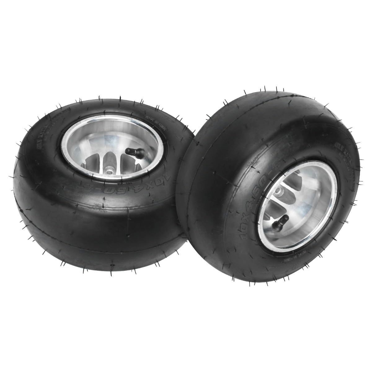 Pneu Avant 10x4.50-5 Pour Kart, UTV, ATV - Jante Alliage Incluse, 4PR, Anti-crevaison