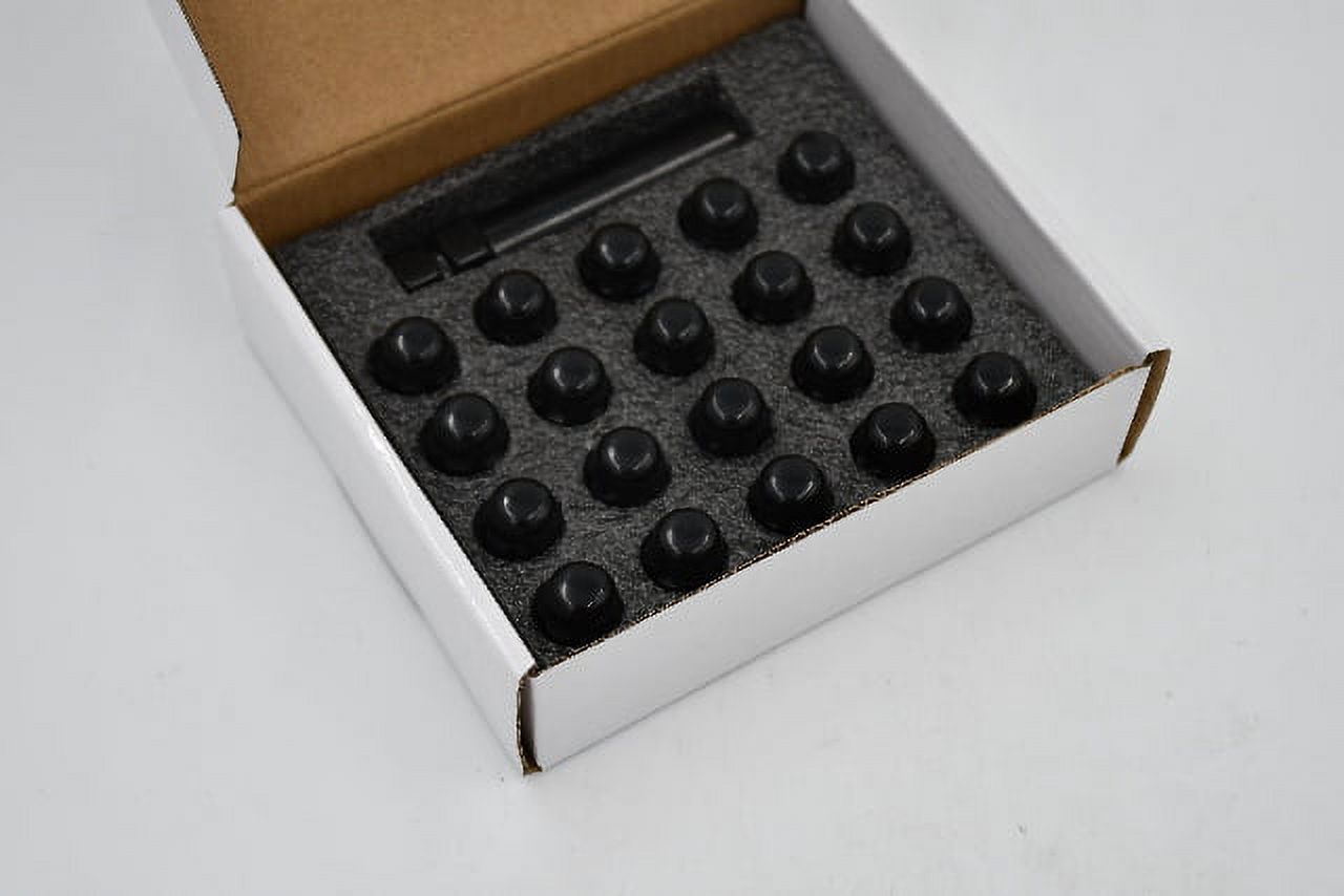 Set 20 Epoch Spline Lug Nut Kit Chrome 1/2 1.9 Tall 1/2-20