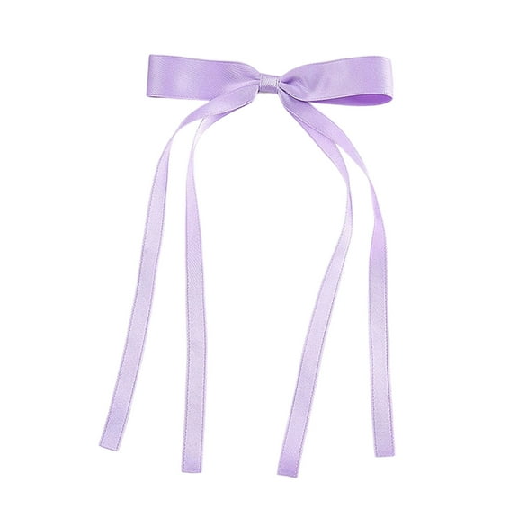 Set of 24 Purple Satin Bows Ornaments for Christmas Tree, Vintage Rustic Elegant Flocking Bows Decor, Xmas Home Decoration for Wreath Mantle Gift Wrap Holiday Decor, 5.7 x 9.84 Inch