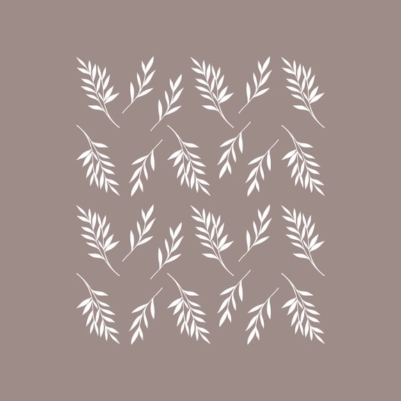 Set Of 24 Vinyl Wall Art Decal - Palm Leaves Pattern - From 9" x 4" Each - Minimal Adhesive Sticker Nature Green Design For Home Bedroom Living Room Classroom Office Coffee Shop Store Decor