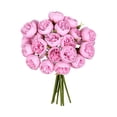 thumbnail image 1 of Set 27 Heads Peony Artificial Flowers Plastic Bouquet for Table Vase Arrange Home Wedding Decoration Fake Flowers, 11.81 Inches(Pink), 1 of 6