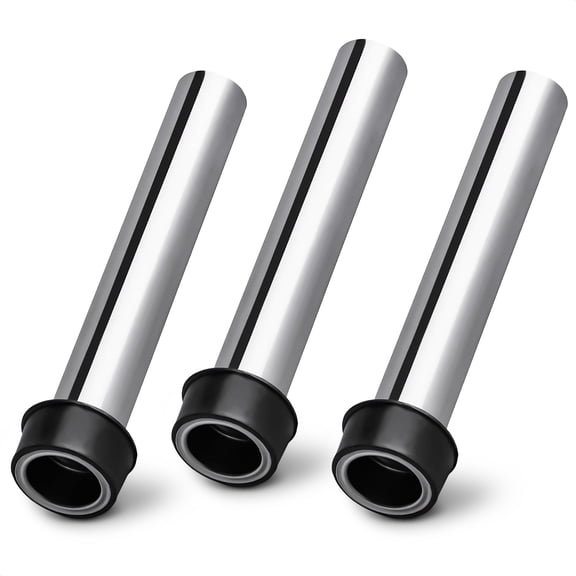 Set of 3 Bar Sink Stopper - 7.48 x 1.75" (LxD) Bar Drain Stopper Pipe for Standard Sinks, Lightweight and Simple to Use, Rust Resistant - Good for Bar and Kitchen, Suitable for Home and Commercial Us