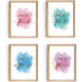 thumbnail image 1 of Set of 3 Boho Nursery Wall Art Prints Decor Rainbow Weather Wall Decor Inspirational Canvas Wall Art Prints Nursery Children Artwork for Kids Playroom Bedroom Decoration, 1 of 5