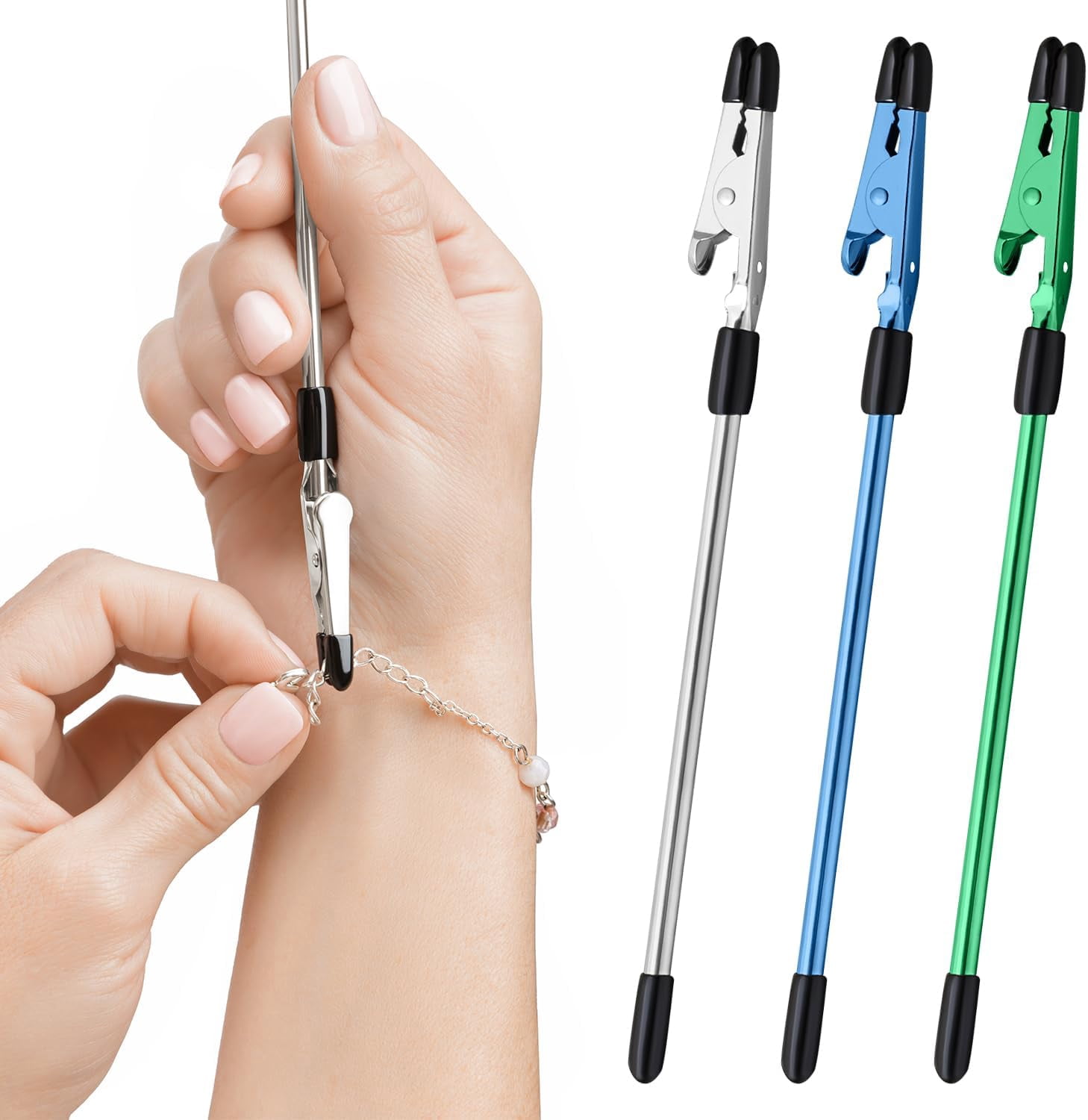 Cuff Helper Set of 3 Bracelet Helper Tool - Fastener Tool for Bracelet, Necklace ...