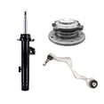 thumbnail image 1 of Set of 3 Front Right Lower Forward Control Arm Ball Joint-Wheel Hub Bearing Assembly-Suspension Strut Assembly For 2007-2013 BMW 328I w/ Sport Suspension, 1 of 10