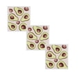thumbnail image 1 of Set of 3 Fruit-Print Wood Pulp Cotton Dishcloths (Swedish Dishcloths), Reusable, Highly Absorbent Cleaning Cloths, Quick-Drying, Non-Scratch Dishcloths, Biodegradable,Brown, 1 of 5