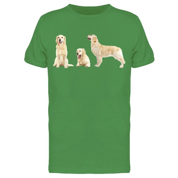 Set 3 Golden Retriever Tee Men's -Image by Shutterstock