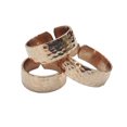 Set of 3 Hand Pure Copper Rings. Made with 100 Pure Raw