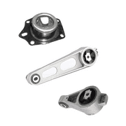 Set of 3 ISA Engine Motor Mounts Compatible with 2000-2002 Chrysler Neon 2.0L l4, 2000-2005 Dodge Neon 2.0L l4, 2000-2001 Plymouth Neon 2.0L l4 A2947, A2948, A2949