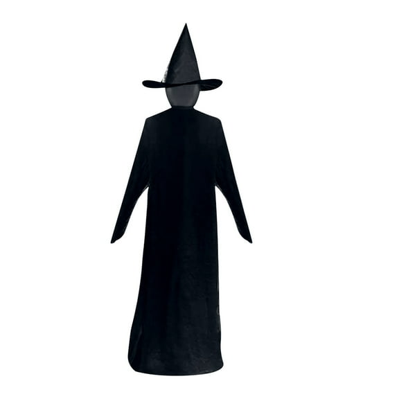 Set of 3 Light Up Screaming Witches with Hat, 5.57 Ft Sound Activated Sensor Witch Halloween Decorations Outdoor Scary Standing Witch Decor for Garden Yard Lawn Haunted House