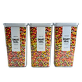 thumbnail image 1 of (Set of 3) NEOFLAM Airtight Smart Seal Food Storage Container | Crystal Clear Body | Modular, Stackable, Nestable Design | Easy to Clean, BPA Free (3.6L, Rectangular), 1 of 8