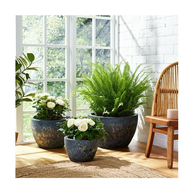 large ceramic plant pots outdoor Campania International | Tall Borsa Planter