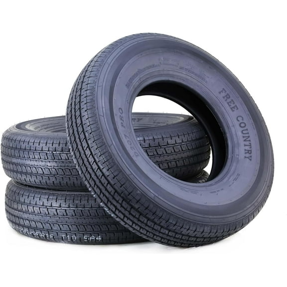Set 3 Premium FREE COUNTRY Trailer Tire ST235/85R16 Radial 12PR Load Range F Steel Belted w/Scuff Guard