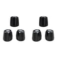 thumbnail image 1 of Set of 3 Shower Knob Replacement Metal Bathtub Knobs Replacement Compatible with Bathtub Shower Faucet Handle Remodel Trim Kit Include Hot Cold and Diverter,Matte Black,2Packs, 1 of 8
