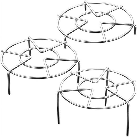 Set of 3, Stainless Steel Trivet Rack Stand, SourceTon 3 Sizes Heavy Duty Pressure Cooker Steam Rack, Steaming Rack, Pot Pan Cooking Stand- 1.2 Inch, 2 Inch, 2.8 Inch