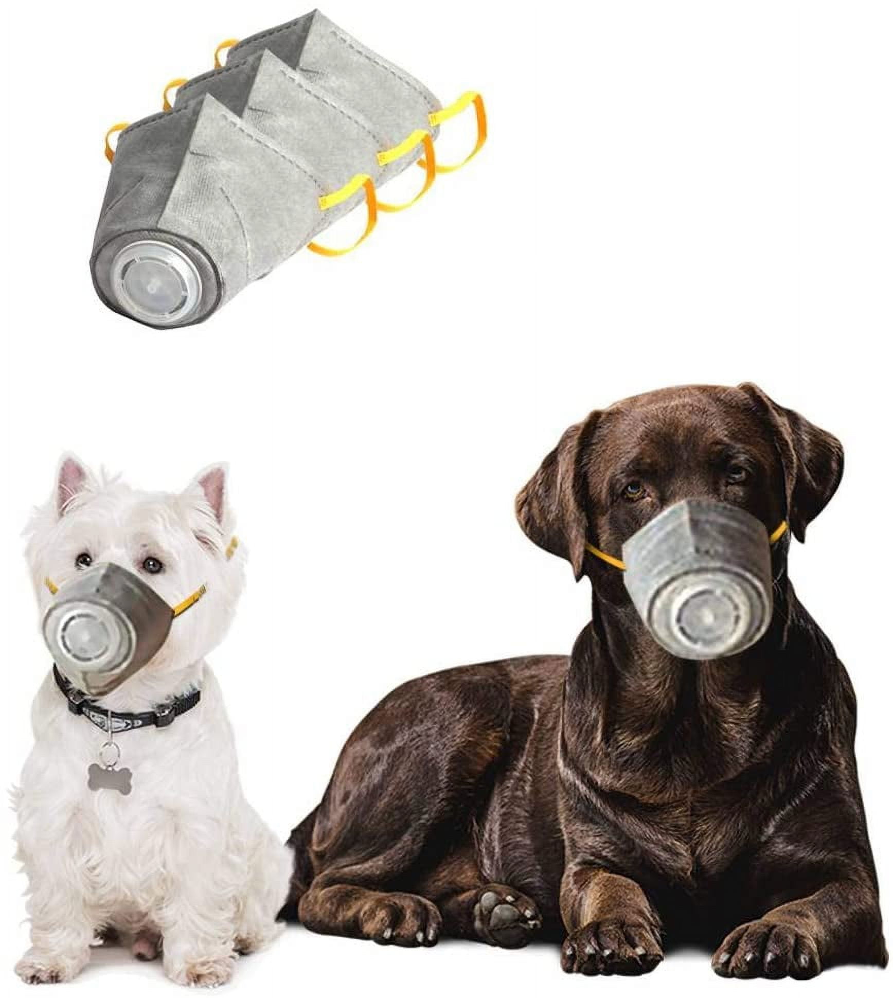 Set of 3pcs Breathable, Protective Anti Fog, Anti Dust, Anti Smoke Dog