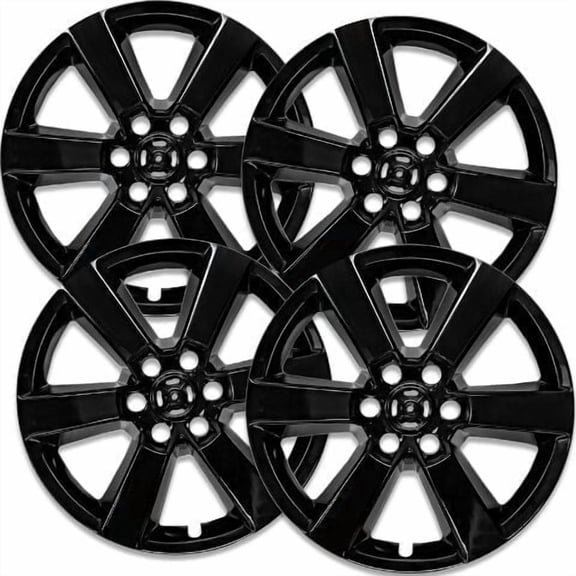 Set of 4 20 inch Gloss Black Wheel Skins Covers compatible with 15-17 Ford F-150 XL XLT Lariat King Ranch 16-17 F-150 Limited SSV Impostors for 10005 Wheel Series