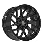 Set4 4PLAY Wheels 4PL28 22x10 Black Rims 6X135 & 6X139.7 -18ET